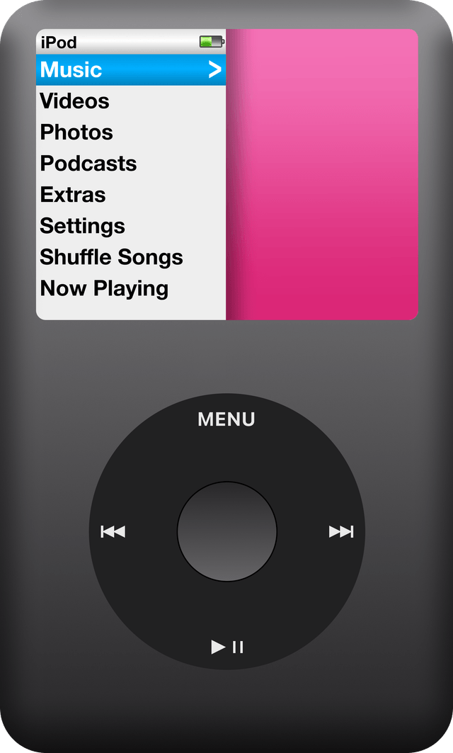 An iPod graphic